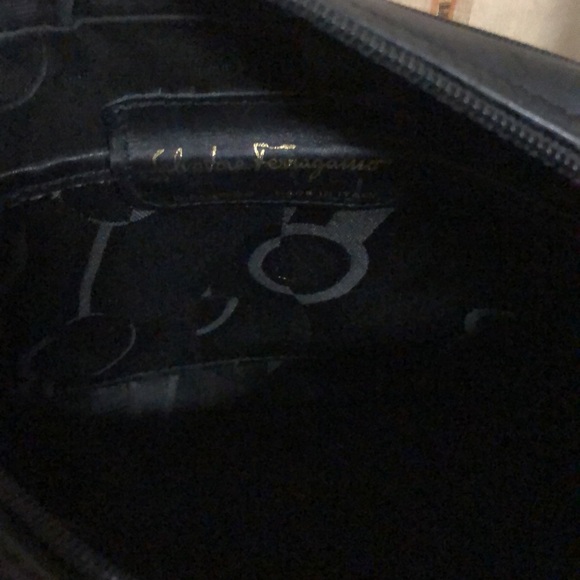 Vintage Salvatore Ferragamo black shoulder bag small - Picture 6 of 11